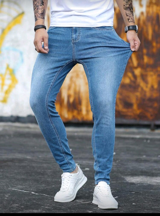 Jeans Skinny Fit Azul Claro para Adolescentes - Talla Pequeña