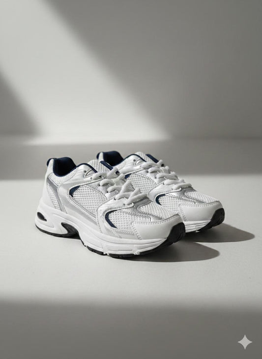Zapatillas Deportivas Blancas Chunky Estilo Dad Sneakers